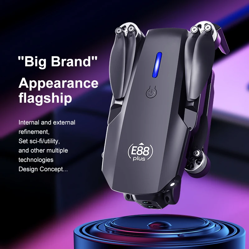 New E88 Plus Quadcopter Drone: - Drone Racing Camera 评论和价格
